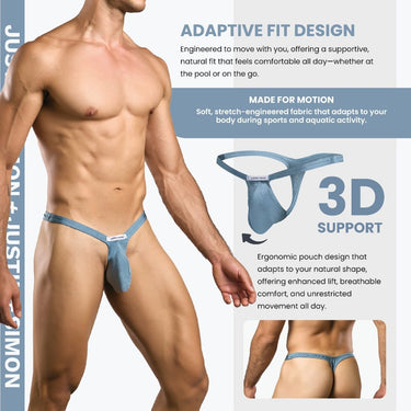 Justin + Simon Bulge Thong Mesh-XSJBU02-BlackMesh-S-2