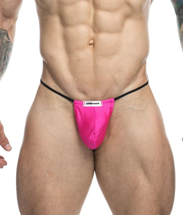 Justin + Simon Classic G-String Bulge Final Sale-XSJ02-Pink-SM-1