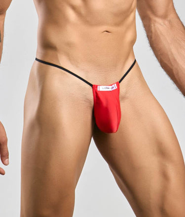 Justin + Simon Classic G-String Bulge-XSJ02-Red-SM-2