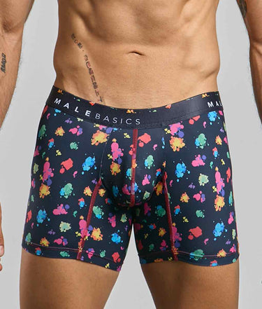 Malebasics Boxer Brief Hipster Black Splash-MB202-BlackSplash-S-1