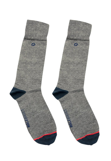 Malebasics Dress Sock - Gray - MS02 - Gray - OS - 1