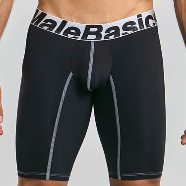MaleBasics Microfiber Athletic Boxer-MBM04-Navy-S-1