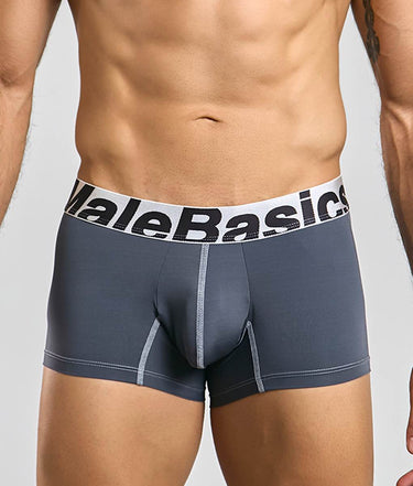 MaleBasics Microfiber Boxer-MBM01-Gray-S-5
