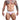 MaleBasics Spot Brief - Red - MBS01 - White - S - 7