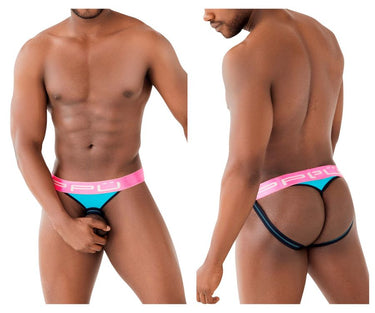 Jockstrap - Mens Ball Lifter and Thong Jockstrap PPU 2310 - S - Fuchsia - PPU_2310_Fuchsia_S - PPU - 2