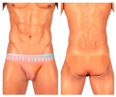 Mens Bare Bikini Private Structure BRUT4392 - Private Structure_BRUT4392_Orange_S - 2
