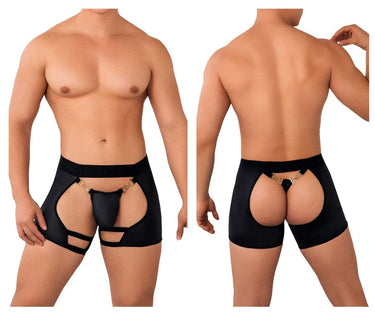 Mens Chaps Thongs CandyMan 99637 - CandyMan_99637_Black_S/M - 2