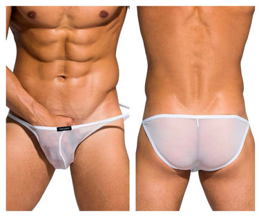 Mens Desire Intima Low Rise Bikini Private Structure DIAMU3454BT - Private Structure_DIAMU3454BT_White_S - 2