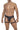 Mens Garter Mesh Thongs CandyMan 99798 - CandyMan_99798_Black_S - 1