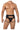 Mens Garter Thongs CandyMan 99655 - CandyMan_99655_Black_S/M - 1