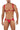 Mens Harness - Bra Two Piece Set CandyMan 99731 - CandyMan_99731_Red_S/M - 1