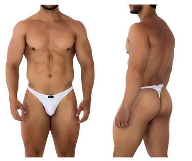 Mens Jacquard Thongs Xtremen 91198 - S - White - Xtremen_91198_White_S - 2