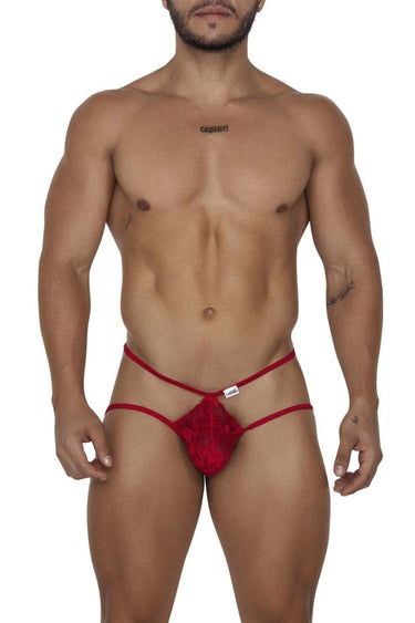Mens Jock Thongs CandyMan 99668 - CandyMan_99668_Red_S/M - 1