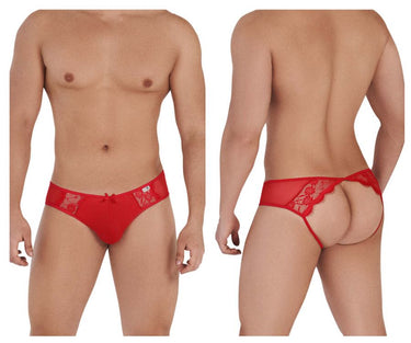 Jockstrap - Mens Lace Jockstrap CandyMan 99538 - S/M - Red - CandyMan_99538_Red_S/M - CandyMan - 2