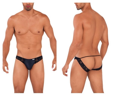 Jockstrap - Mens Lace Jockstrap CandyMan 99721 - S/M - Black - CandyMan_99721_Black_S/M - CandyMan - 2