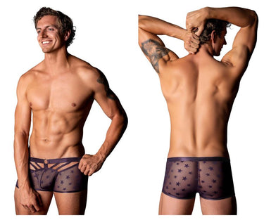 Mens Love Star Short with Ring Male Power 122 - 291 - Male Power_122 - 291_Purple_S - 2
