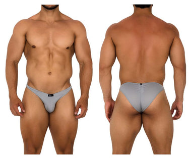 Mens Mesh Bikini Xtremen 91186 - Xtremen_91186_Gray_S - 2
