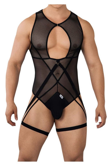 Mens Mesh Bodysuit CandyMan 99650 - CandyMan_99650_Black_S/M - 1