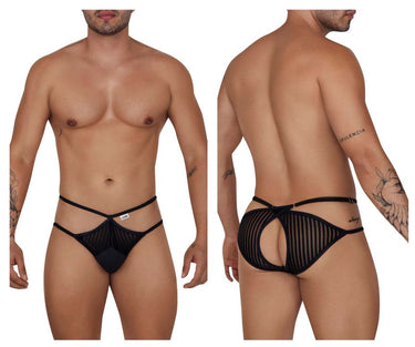 Mens Mesh Briefs CandyMan 99681 - CandyMan_99681_Black_S/M - 2