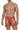 Mens Mesh Garter Outfit CandyMan 99806 - CandyMan_99806_Red_S/M - 1