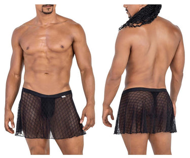 Mens Mesh Skirt CandyMan 99813 - CandyMan_99813_Black_S/M - 2
