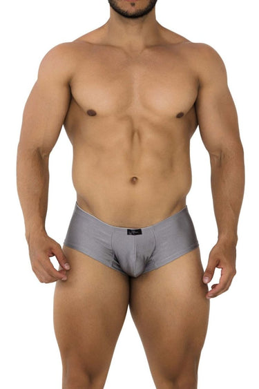 Mens Microfiber Trunks Xtremen 91180 - Xtremen_91180_Silver_S - 1