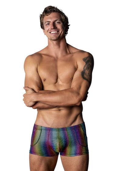 Mens Pack N Play Pocket Short Male Power 132 - 297 - Male Power_132 - 297_Rainbow_S - 1