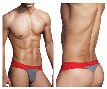 Thong - Mens Warrior Thong Doreanse 1258 - SMK - S - Smoke - Red - Doreanse_1258 - SMK_Smoke - Red_S - Doreanse - 2