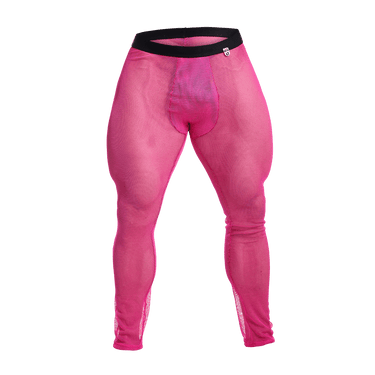MOB Fishnet Tights - MBL66 - HotPink - S - 9
