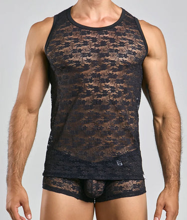 MOB Lace Tank Top-MBL79-BlackLace-SM-12