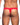 MOB Men's Lace Waist Thong - MBL29 - Red - LXL - 2