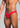 MOB Men's Lace Waist Thong - MBL29 - Red - LXL - 1