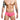 MOB Men's Sexy Sheer Hip Brief - MBL04 - HotPink - SM - 18