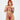 Femme X metallic micro bikini monokini for women in shiny pink, extreme cutout design with minimal coverage lingerie.