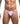 Pink men's underwear with floral and bow pattern on a white background