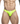 Neon green men's underwear on a white background