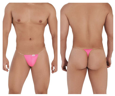 Mens Invisible Micro Thongs CandyMan Hot Pink