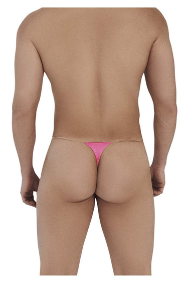 Mens Invisible Micro Thongs CandyMan Hot Pink