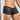 Mens Lace Boxer Black Side View