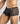 Men's Black Lace Boxer Side View