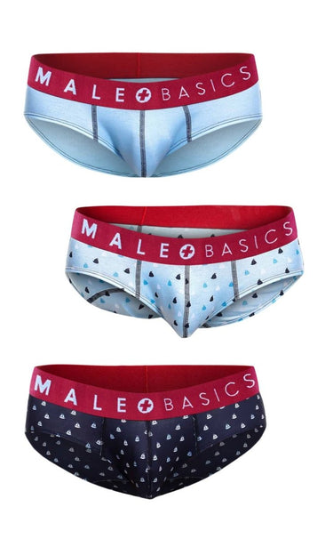 MaleBasics 3 - Pack Brief Prints Boats - MBT03 - Boats - S - 2