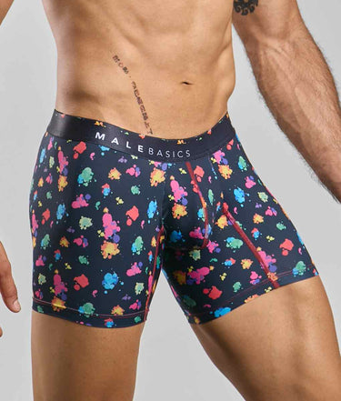 Malebasics Boxer Brief Hipster Black Splash-MB202-BlackSplash-S-3