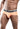 Malebasics Men's Sports Performance Hip Brief - MBM03 - Orange - M - 4