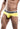 Malebasics Men's Sports Performance Hip Brief - MBM03 - Yellow - S - 16