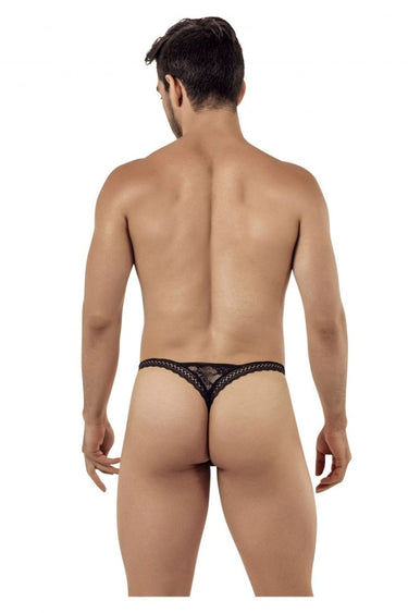 Mens Double Lace Thongs CandyMan 99420 - CandyMan_99420_Black_S - 3