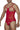 Mens Harness Bodysuit CandyMan 99670 - CandyMan_99670_Red_S/M - 4