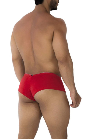 Mens Jacquard Trunks Xtremen 91190 - Xtremen_91190_Red_S - 3
