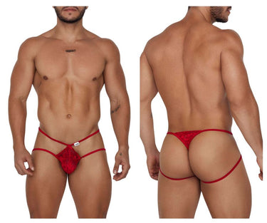 Mens Jock Thongs CandyMan 99668 - CandyMan_99668_Red_S/M - 2