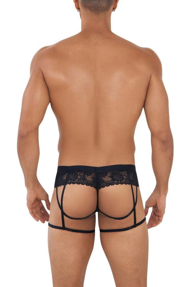 Mens Lace Garther Jockstrap CandyMan 99717 - CandyMan_99717_Black_S/M - 3