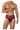 Jockstrap - Mens Lace Jockstrap CandyMan 99627 - S/M - Red - CandyMan - Malebasics